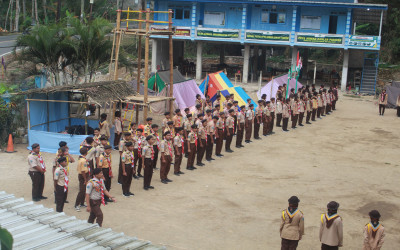 Perkemahan Penerimaan Tamu Ambalan (PTA) Pramuka Pangkalan MA Muhammadiyah 3 Ketro Tahun 2023